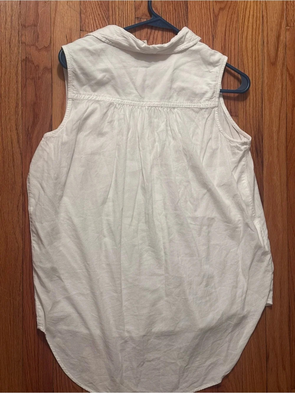 Style & Co White Sleeveless Tunic Top Women’s 0X Plus Size High Low Hem - Picture 3 of 6